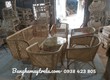 Sofa mây tự nhiên hiện đại phòng khách 