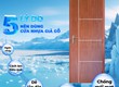 Cửa nhựa giả gỗ   Vẻ đẹp tinh tế bền theo thời gian 