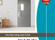 Cửa Thép Chống Cháy Ô Kính   An Toàn Và Quan Sát 
