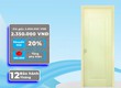 Cửa gỗ HDF   Đẹp, giá hợp lý 