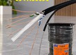Cáp mạng CAT6 UTP ngoài trời có dây chịu lực mã ACT 6LANOD 305BK hãng  ANCOMTECK 