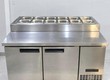 Thanh lý bàn salad inox Đức Minh 1m2   Dung tích 312L   12 khay ...