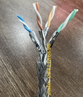 Cáp mạng CAT7 bọc đồng chống nhiễu S/FTP, Cáp mạng thang máy Ancomteck sẵn số lượng 