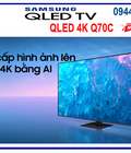 Tivi QLED 4K 75 inch Samsung QA75Q70C hiện đại, sang trọng 