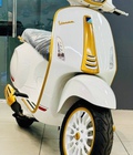 Vespa Sprint trắng viền gold xinh xắn ở Tây Ninh 