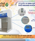 Tủ cấy vi sinh dòng khí thổi ngang không cửa 