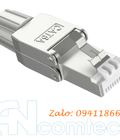 Hạt cắm mạng công nghiệp Cat6a không dùng TOOL Ancomteck chuẩn công nghiệp, mã hiệu ACT-S6A-UK 
