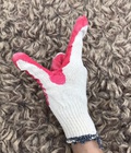 Găng tay phủ pu đỏ 40g Găng tay phủ cao su-chống trượt: 