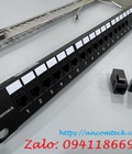 Thanh đấu nối mạng RJ45-RJ45 24 cổng CAT6 UTP mã ACT-24S1U, ACT-6U-88 ANCOMTECK 