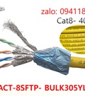 Annam chuyên phân phối cáp mạng Cat7/Cat8 lõi lụa, cáp chống nhiễu Cat6A FTP- UTP Ancomteck, commsco 