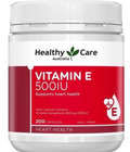 Viên Uống Bổ Sung Vitamin E Healthy Care Vitamin E 500IU 200 Viên 