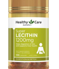 Mầm Đậu Nành Úc Healthy Care Super Lecithin 1200mg 100 Viên 