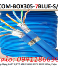 Sẵn kho Cáp mạng Cat7A - 23AWG gồm bốn cặp dây bọc lưới đồng xoắn 