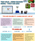 Phần mềm quản lý thu mua nông, thủy sản kết nối cân, camera và mã vạch 