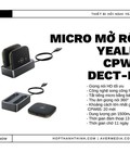 Micro Mở Rộng Yealink CPW65-DECT-Duo: Đẳng Cấp Hội Nghị Không Dây 