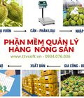 Phần mềm quản lý kinh doanh nông sản kết nối cân điện tử, camera 