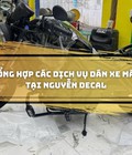 Khám phá các lựa chọn dán xe máy tại Nguyễn Decal 