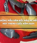 Những mẫu decal đổi màu xe máy đang được ưa chuộng cuối năm 2024 