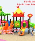 Cầu trượt liên hoàn ngoài trời 