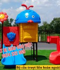 Bộ cầu trượt liên hoàn ngoài trời, bộ cầu trượt trẻ em 