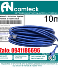 Day nhảy patch cord CAT6 UTP 10M lõi đồng 100 pass Fluke, đầu đúc ACT-LAN-610BLD 
