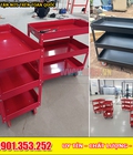 Tủ chứa, xe đẩy đựng đồ nghề 3 ngăn hàng sẵn 