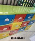 Tủ nhựa đựng cặp mầm non, tủ balo mầm non bằng nhựa 