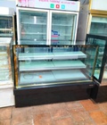 Tủ bánh kem kính vuông 3 tầng hiệu alaska dài 1m5 