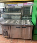 Tủ bàn mát salad hiệu DM nhập khẩu việt nam 16 khay 