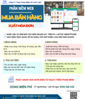 Phần mềm mua bán web và xuất hóa đơn 