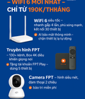 Lắp mạng FPT - truyền hình - camera chuẩn quốc tế 