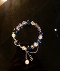 Vòng Tay Đá Xanh Biển Phối Charm Sao Trăng   Aurora Atelier 