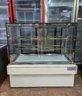 Tủ bánh kem hiệu wusheng kính vuông 3 tầng 1m2 mới 95 