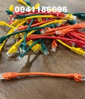 Phân phối dây nhảy patch cord CAT6 UTP 0.2M lõi đồng 100 pass Fluke đầu đúc ACT-LAN-6002ORD 20CM 