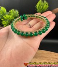 Vòng tay phong thuỷ đá mã não xanh R01 quà tặng ý nghĩa cho mẹ, bạn gái đẹp sang 