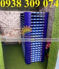 Giường lưới mầm non chân xanh, giường lưới trẻ em giá rẻ 