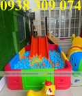Nhà banh cho trẻ em mầm non, quây nhà bóng giá rẻ 