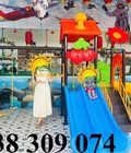 Cầu trượt liên hoàn xích đu, cầu trượt liên hoàn giá rẻ 
