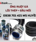 Ống ruột gà lõi thép   đầu nối 