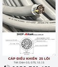 Cáp điều khiển không chống nhiễu 25x0.75mm2 ALTEK KABEL 