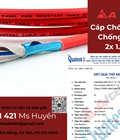 Cáp chống cháy 2x 1.5mm  GFT 