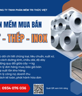 Phần mềm kinh doanh, gia công Sắt - Thép - Inox và Vật liệu xây dựng 