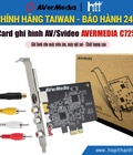 Card ghi hình AV, S-video chuẩn PCI-E AverMedia C725B Card ghi hình AV, S-video chuẩn PCI-E AverMedia C725B