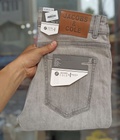 Quần jean Jacobs Cole ống slim co giãn nhẹ màu xám bạc 