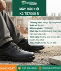 Giày bảo hộ chống đinh K2 TE7000R - Da thật cao cấp, chuẩn châu âu EN ISO 20345 