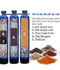 Bộ cột lọc đầu nguồn cột tổng hợp - Cột phèn - cột vôi 
