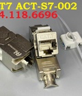 Phân phối Ổ cắm RJ45 Cat7 FTP có chống nhiễu tốc độ 100/1000 hãng Ancomteck, mã ACT-S7-002 