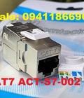 Ổ cắm RJ45 đa năng CAT7 FTP có chống nhiễu  100/1000  Ancomteck, Mudule CAT7 ACT-S7-002 