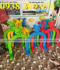 Cổng chui mầm non hình chuột Mickey, cung chui mầm non 