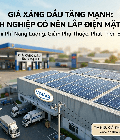 Giá xăng dầu tăng - Doanh nghiệp có nên lắp điện mặt trời 